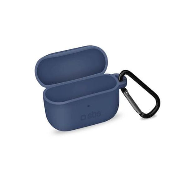 SBS torbica za Apple AirPods Pro, silikonska, modra