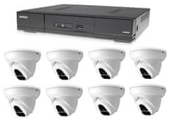 Avtech Komplet kamer 1x DVR DGD1009AV in 8x 2MPX Dome kamera DGC1004XFT + 4x BREZPLAČEN napajalnik!