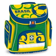 Brasil šolska torba, ABC, zelena/rumena