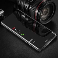 Onasi Clear View ovitek za Huawei P40 Lite E, črn