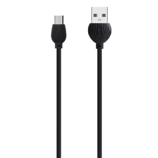 MG AWEI CL-61 USB / Micro USB kabel 2.5A 1m, črna