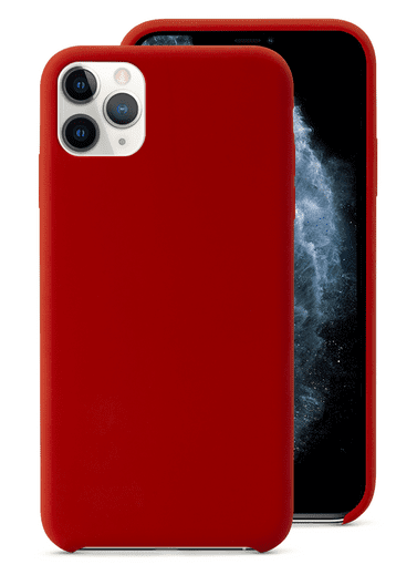 EPICO Silicone Case ovitek za iPhone 12/12 Pro (6,1"), rdeč