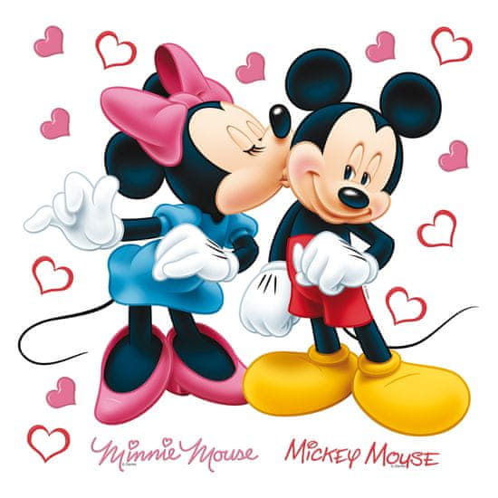 AG Design okrasne nalepke Minnie in Mickey Mouse skupaj Disney, 30 x 30 cm