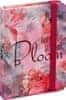 Notes A6 črte trde platnice, 96 listov, z elastiko, 0582.12, Bloom power