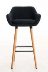 BHM Germany Barski stol Grane (SET 2 kosa), črn