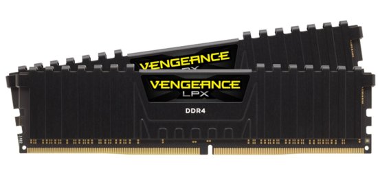 Corsair Vengeance LPX pomnilnik (RAM), DDR4 32 GB (2x16GB), 3200 MHz, CL16 1,2V/1,35V (CMK32GX4M2B3200C16)