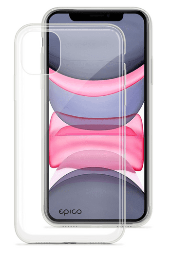 EPICO Twiggy Gloss Case ovitek za iPhone 12 Pro Max (6,7"), bel, prozoren