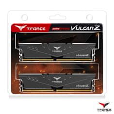 TeamGroup T-Force Vulcan Z pomnilnik (RAM), DDR4 16 GB (2x8GB), 3200 MHz, CL16, siv (TLZGD416G3200HC16CDC01)