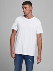 Jack&Jones JJEORGANIC BASIC moška majica 12156101 White SLIM (Velikost XXL)