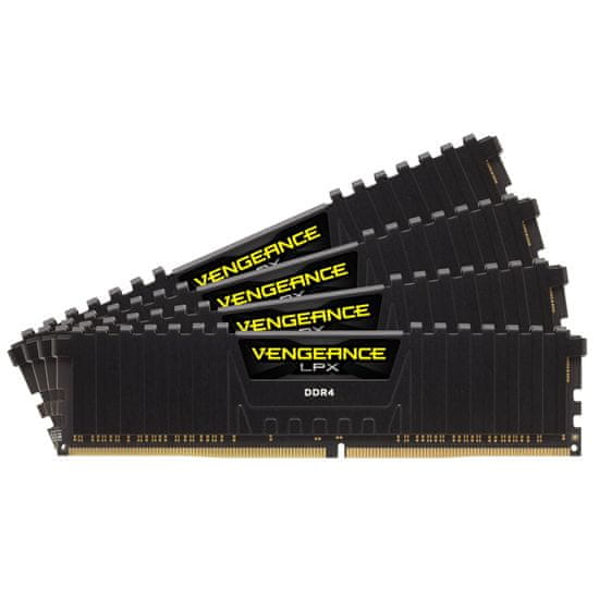 Corsair Vengeance LPX pomnilnik (RAM), DDR4 32 GB (4x8GB), 3600 MHz, CL18 1,2V/1,35V (CMK32GX4M4B3600C18)