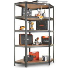 VonHaus kotni regal 15/372, 5 polic