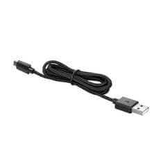 Ewent kabel USB-A v Micro-B, 1 m, pleten, črn