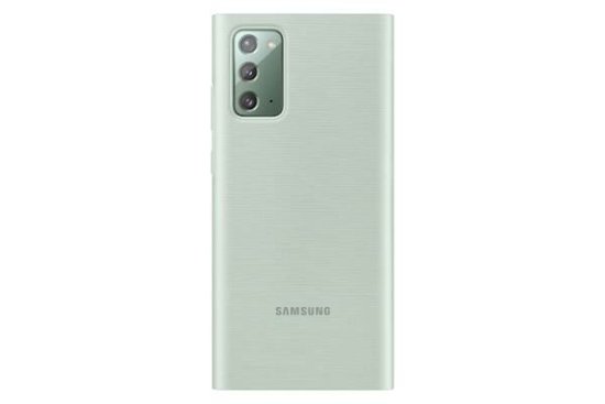Samsung Clear View ovitek za Galaxy Note 20. preklopni, zelen