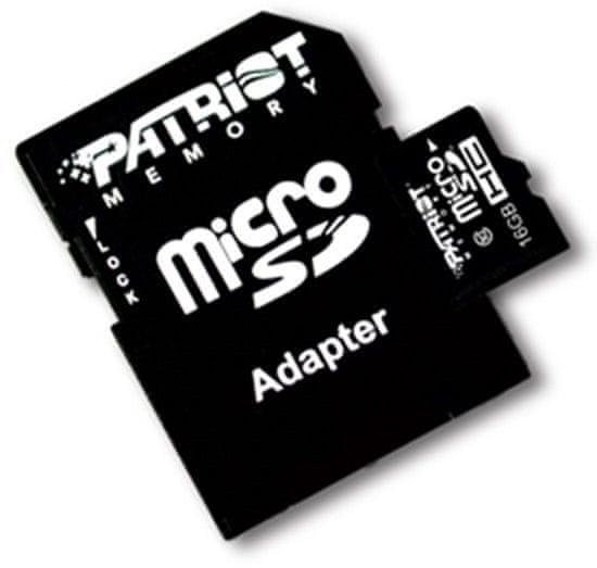 Patriot microSDHC 16GB Class 10 UHS-I spominska kartica