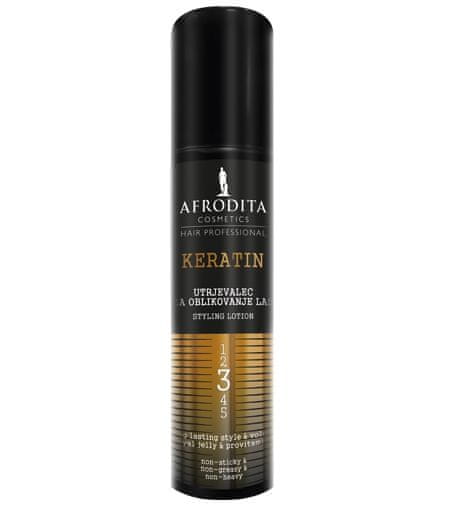 Kozmetika Afrodita Hair Professional utrjevalec za lase, keratin, 200 ml