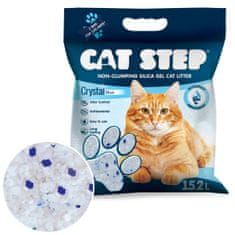 CAT STEP Crystal Blue pesek za mačje stranišče, 6,68 kg
