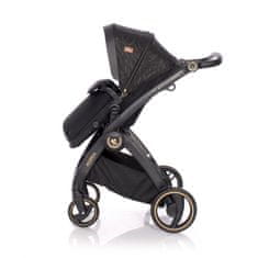 Otroški voziček ADRIA (2v1) + Prevleka + Toba BLACK