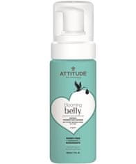 Attitude Blooming Belly Naravni peneči gel za čiščenje obraza ne samo za nosečnice z arganom, 150 ml