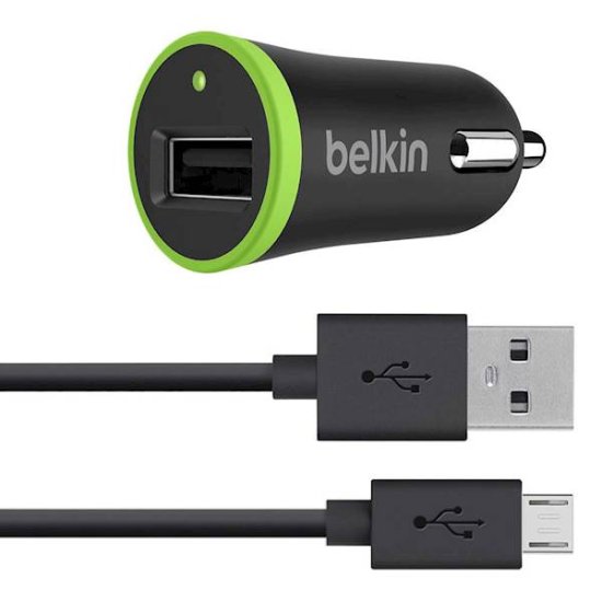 Belkin Micro-USB avtopolnilec + kabel