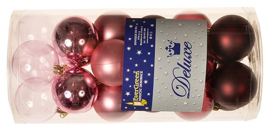 EverGreen Različne božične krogle, 6 cm4