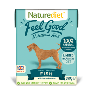 NatureDiet Feel Good pasja hrana Fish, 390 g