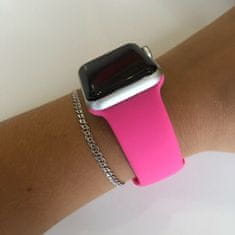 4wrist Silicone band for Apple Watch - Barbie Pink 42/44 mm - S/M