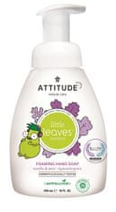 Attitude Little leaves Baby penasto milo za roke z vonjem vanilije in hruške, 295 ml