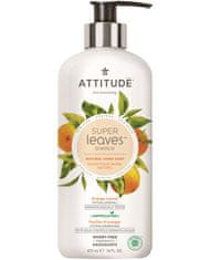 Attitude Super leaves Naravno milo za roke z razstrupljevalnim učinkom - listi pomaranče, 473 ml