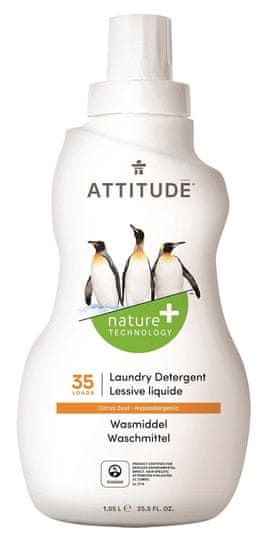 Attitude Mehčalec z vonjem limonine lupine, 1000 ml (40 pralnih odmerkov)