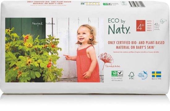 Naty Nature Babycare Plenice Maxi + 9-20 kg - ECONOMY PAKET (42 kos)