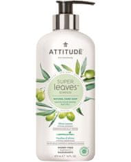 Attitude Super leaves Naravno milo za roke z razstrupljevalnim učinkom - oljčni listi, 473 ml