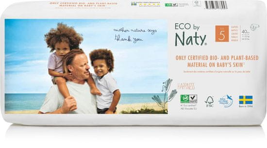 Naty Nature Babycare Plenice Junior 11 - 25 kg - ECONOMY PAKET (40 kos)