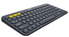 Logitech K380 Multi-device Bluetooth brezžična tipkovnica, temno siva