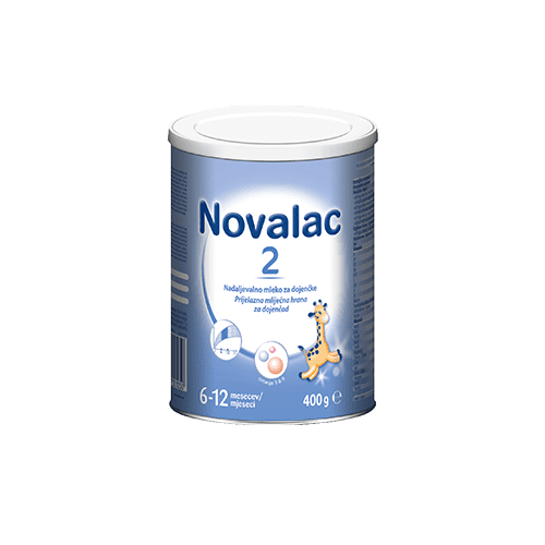 Novalac 2 nadaljevalno mleko, pločevinka, 400 g