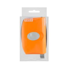 Spokey EASY Plastični luknjač za papir, 15 listov, oranžen