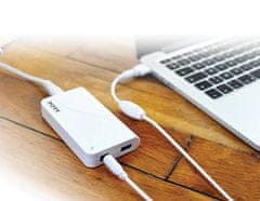 Port Designs napajalnik za Apple, 60W + USB, bel