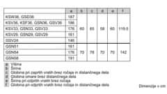 Bosch GSN58AWEV prostostoječi zamrzovalnik