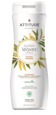 Attitude Super leaves Naravni šampon z razstrupljevalnim učinkom, 473 ml - posvetlitev za normalne in mastne lase