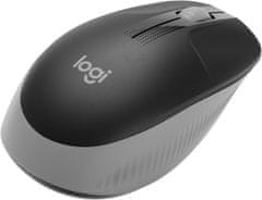 Logitech M190 Wireless miška, siva