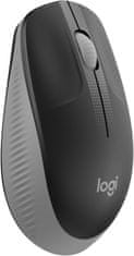 Logitech M190 Wireless miška, siva