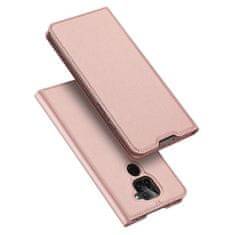 Dux Ducis Skin Pro usnjeni flip ovitek za Xiaomi Redmi 10X 4G / Redmi Note 9, roza