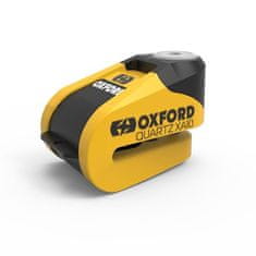 Oxford XA10 ključavnica za disk z alarmom, rumeno-črna
