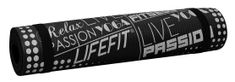 LIFEFIT Mat Exkluziv podloga za vadbo, 100×58×1 cm, črna