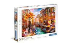 Clementoni puzzle 500 HQC, Sunset over Venice (35063)