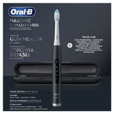 Oral-B Slim Luxe 4500 Matte Black sonična električna zobna ščetka