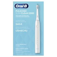 Oral-B Slim Clean 2000 White sonična električna zobna ščetka