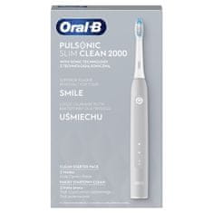 Oral-B Slim Clean 2000 Grey sonična električna zobna ščetka