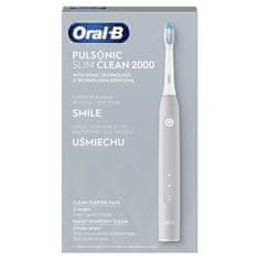 Oral-B Slim Clean 2000 Grey sonična električna zobna ščetka