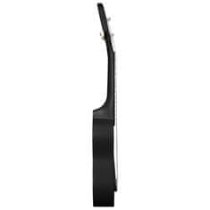 Vidaxl Otroški ukulele soprano s torbo črn 21"