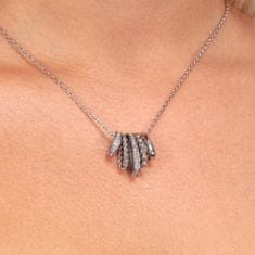 Morellato Sodobna jeklena ogrlica Insieme SAKM75 (verižica, obesek)